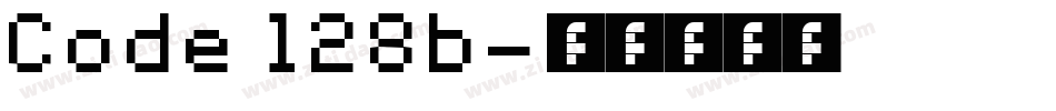 Code 128b字体转换